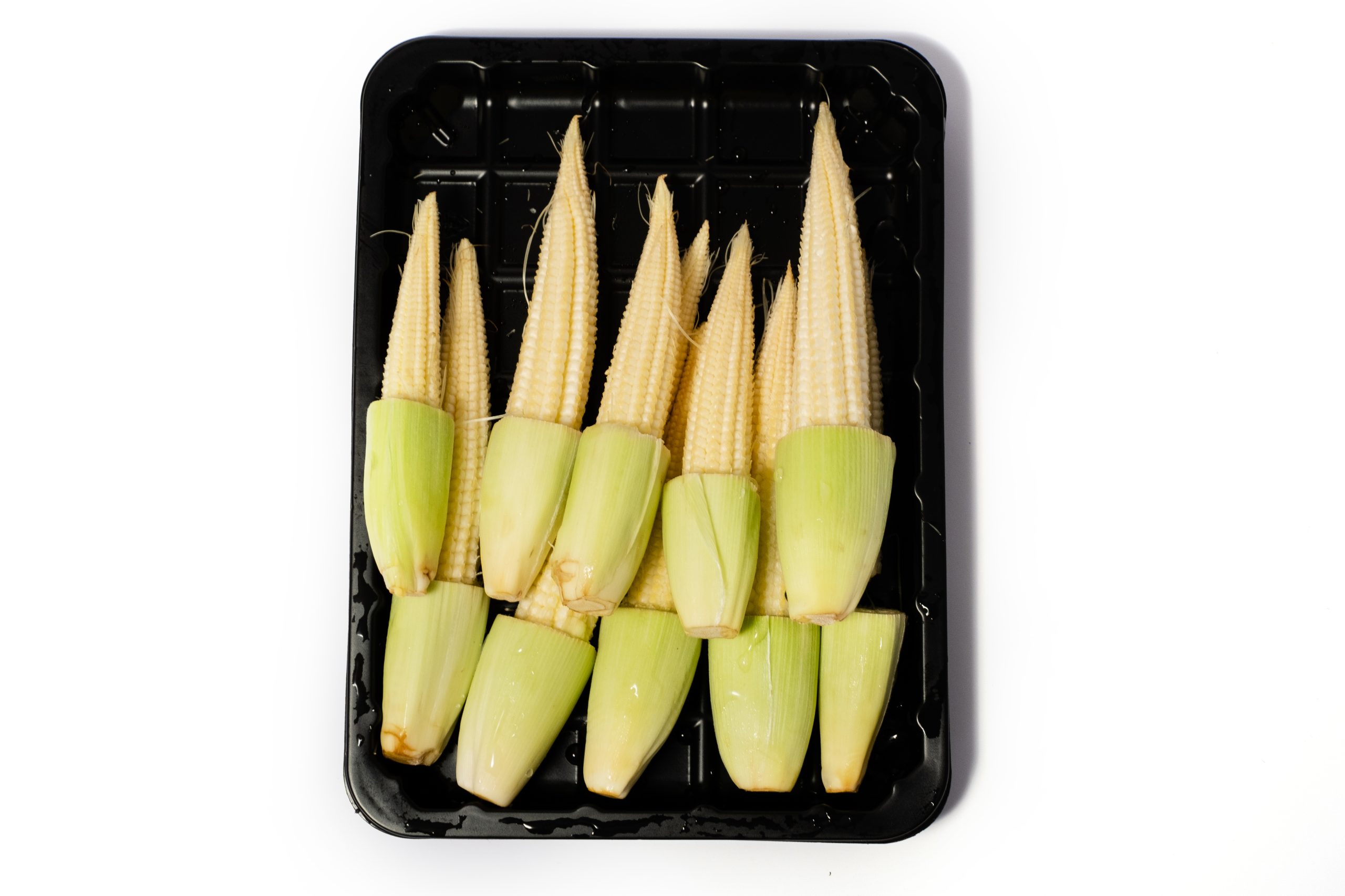 Thai baby corn in packaging
